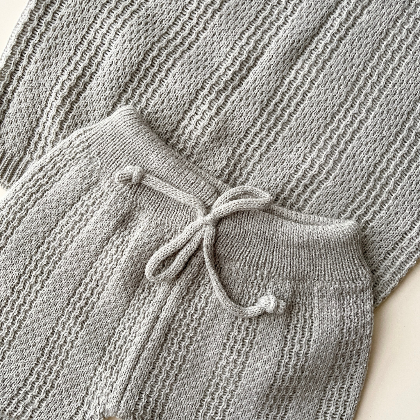 Size 2 - Polo Knit Set in Grey (14mo-3yo)