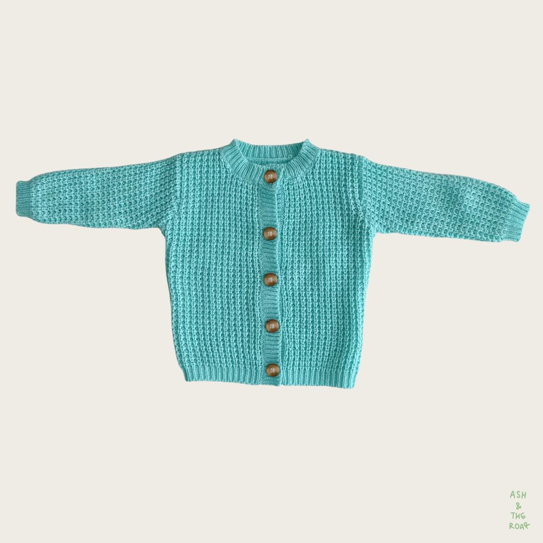 Size 0 - Tiffany Blue Baby Jacket (0-6mo)