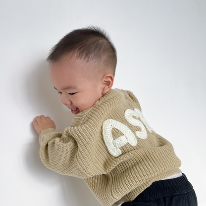 Size 0 - Cream Baby Sweater (0-6mo)