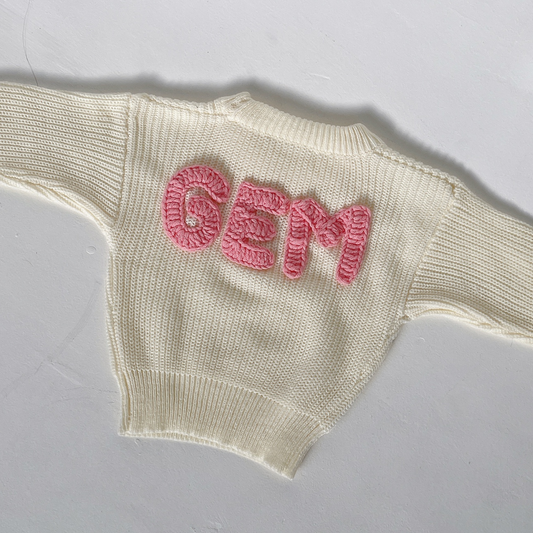 Size 0 - Broken White Baby Sweater (0-6mo)